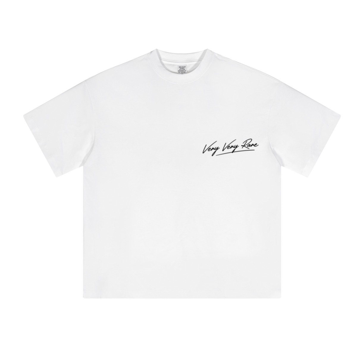 230GSM Unisex Cool-Touch Sorona Fabric Basic Crew Neck T-shirt White