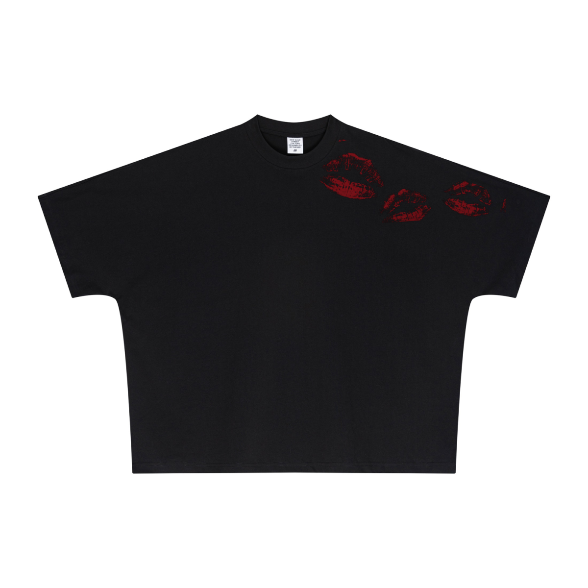 270GSM Unisex Batwing Sleeve T-shirt Black