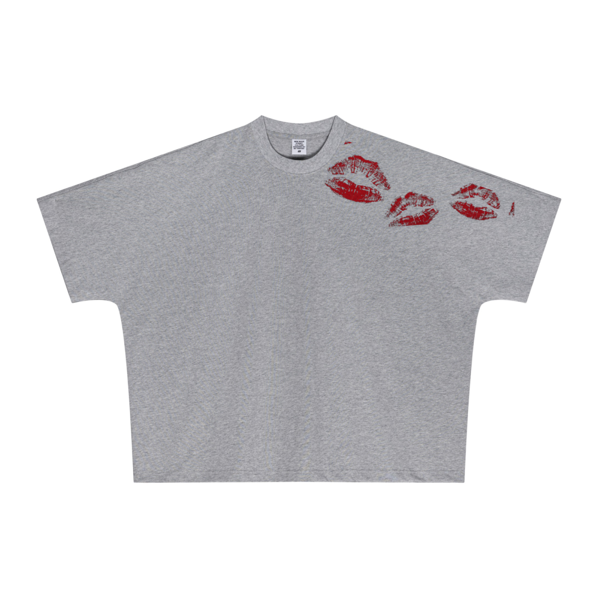 270GSM Unisex Batwing Sleeve T-shirt Heathered gray