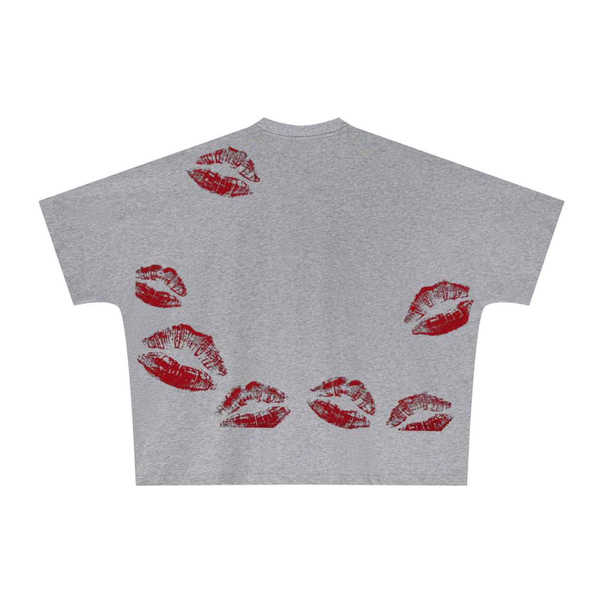 270GSM Unisex Batwing Sleeve T-shirt Heathered gray